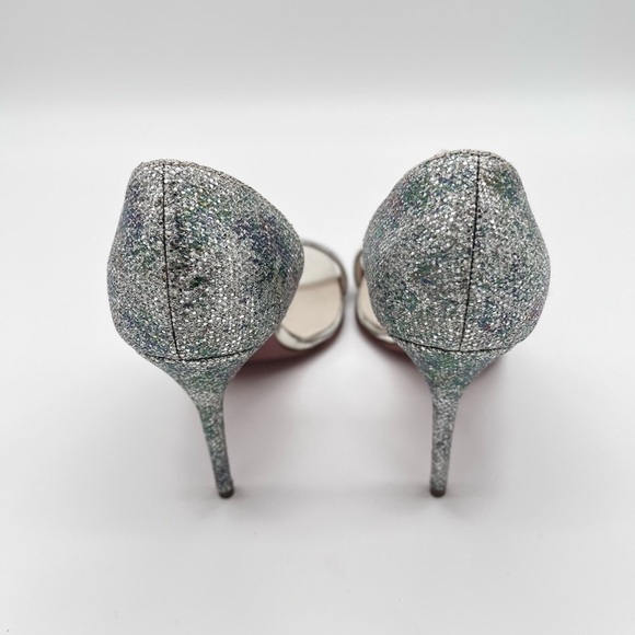 Christian Louboutin Multicolor Toboggan 100 Glittered Solaria Specchio Pumps - Picture 4 of 7